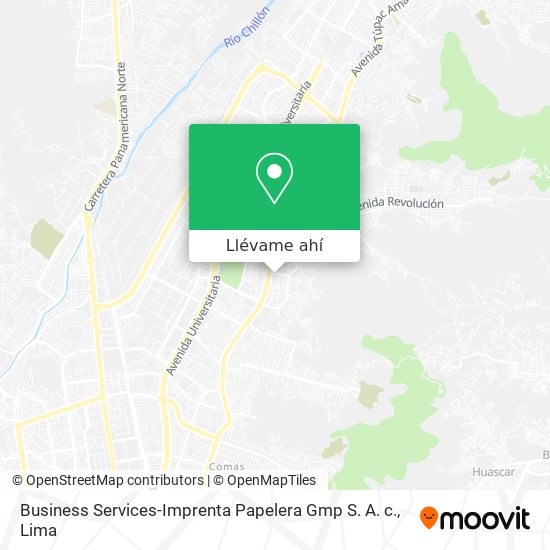 Mapa de Business Services-Imprenta Papelera Gmp S. A. c.