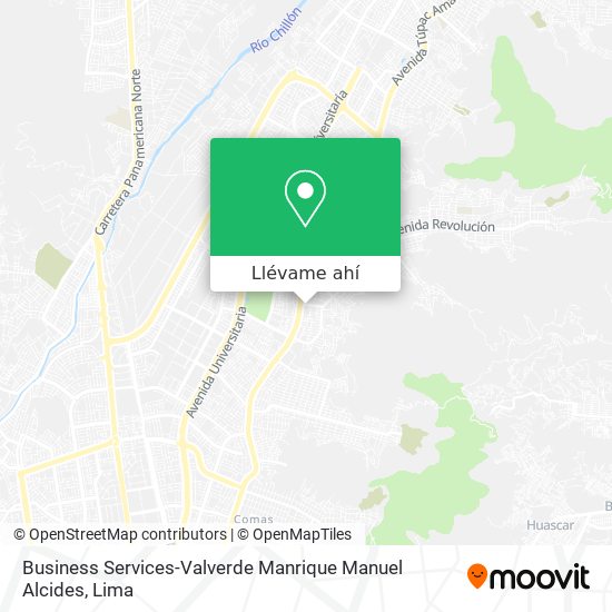 Mapa de Business Services-Valverde Manrique Manuel Alcides