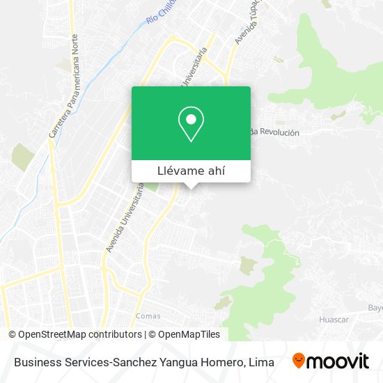 Mapa de Business Services-Sanchez Yangua Homero