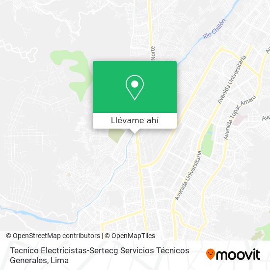 Mapa de Tecnico Electricistas-Sertecg Servicios Técnicos Generales