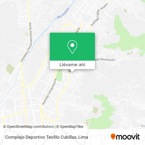 Mapa de Complejo Deportivo Teofilo Cubillas