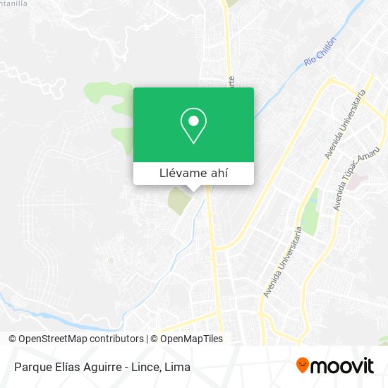 Mapa de Parque Elías Aguirre - Lince