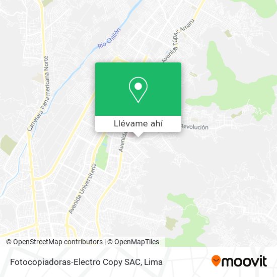 Mapa de Fotocopiadoras-Electro Copy SAC