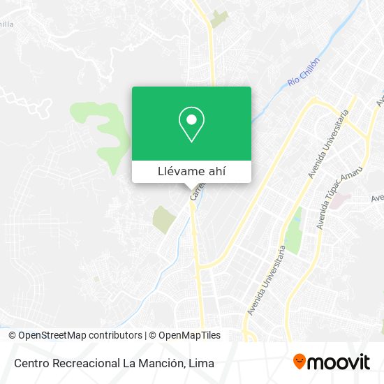 Mapa de Centro Recreacional La Manción