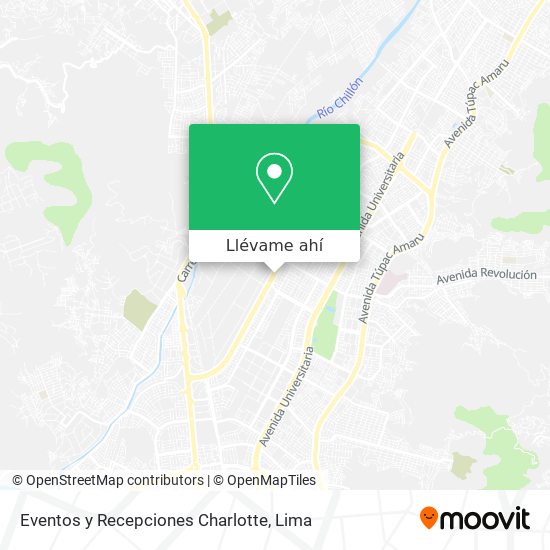 Mapa de Eventos y Recepciones Charlotte