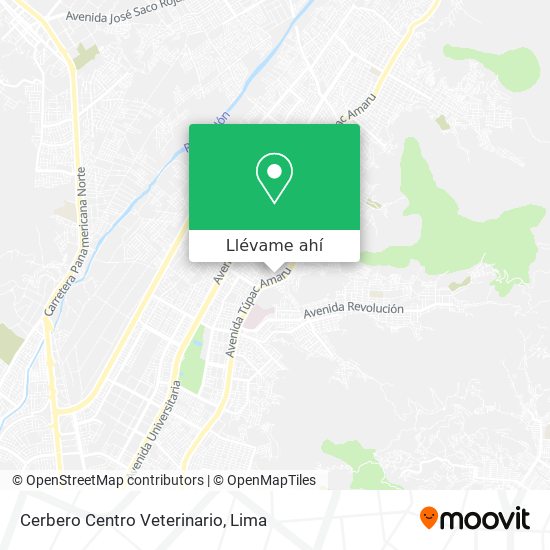 Mapa de Cerbero Centro Veterinario