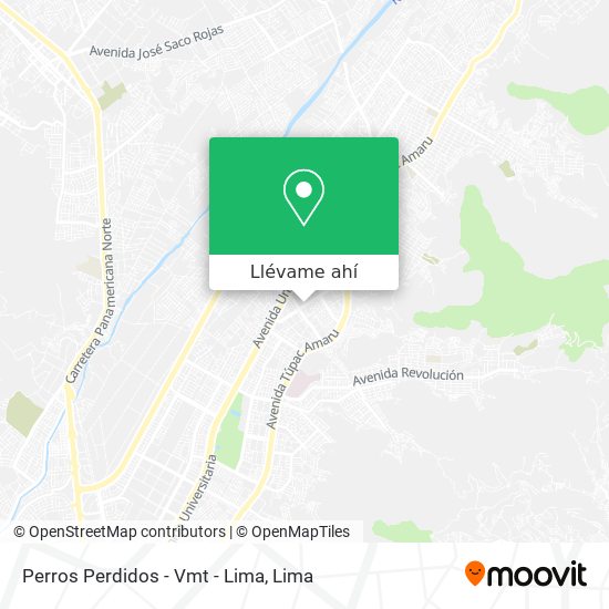 Mapa de Perros Perdidos - Vmt - Lima