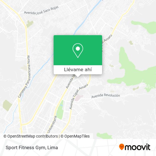 Mapa de Sport Fitness Gym