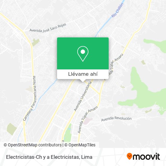 Mapa de Electricistas-Ch y a Electricistas