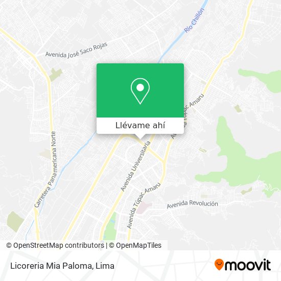 Mapa de Licoreria Mia Paloma