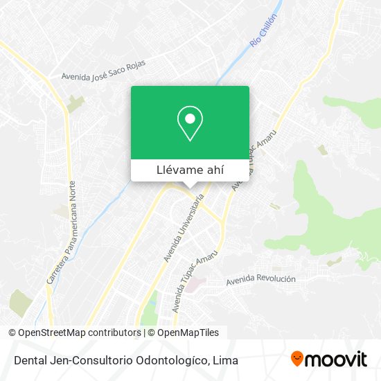Mapa de Dental Jen-Consultorio Odontologíco