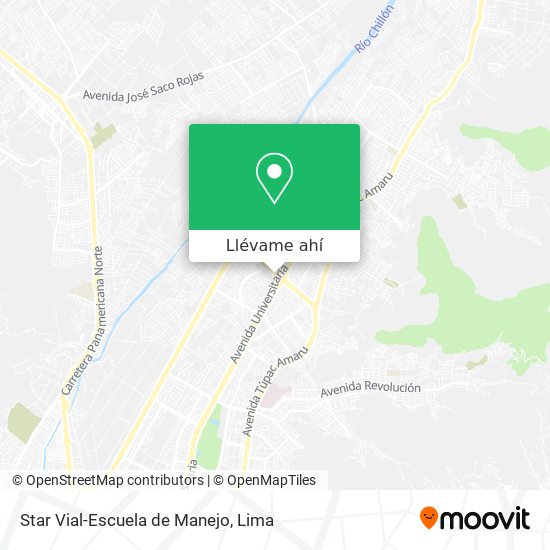 Mapa de Star Vial-Escuela de Manejo