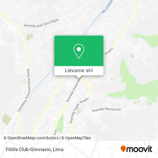 Mapa de Fitlife Club-Gimnasio