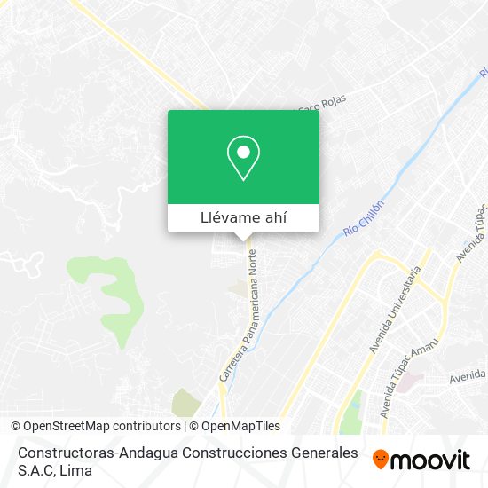 Mapa de Constructoras-Andagua Construcciones Generales S.A.C