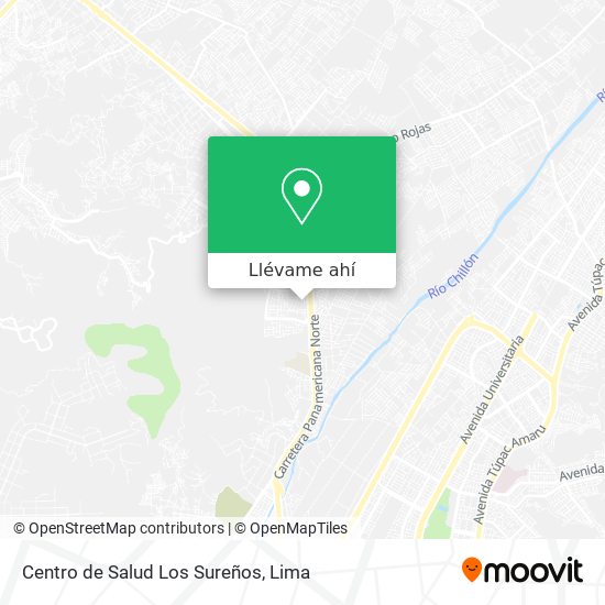 Mapa de Centro de Salud Los Sureños