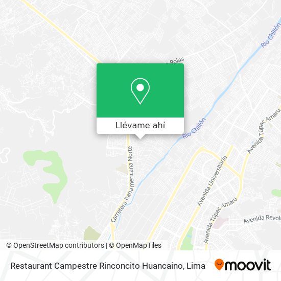 Mapa de Restaurant Campestre Rinconcito Huancaino
