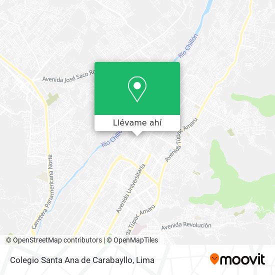 Mapa de Colegio Santa Ana de Carabayllo