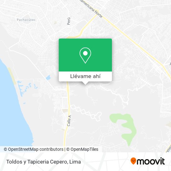 Mapa de Toldos y Tapiceria Cepero