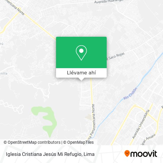 Mapa de Iglesia Cristiana Jesús Mi Refugio