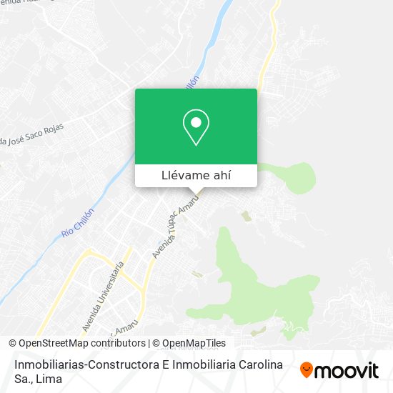 Mapa de Inmobiliarias-Constructora E Inmobiliaria Carolina Sa.