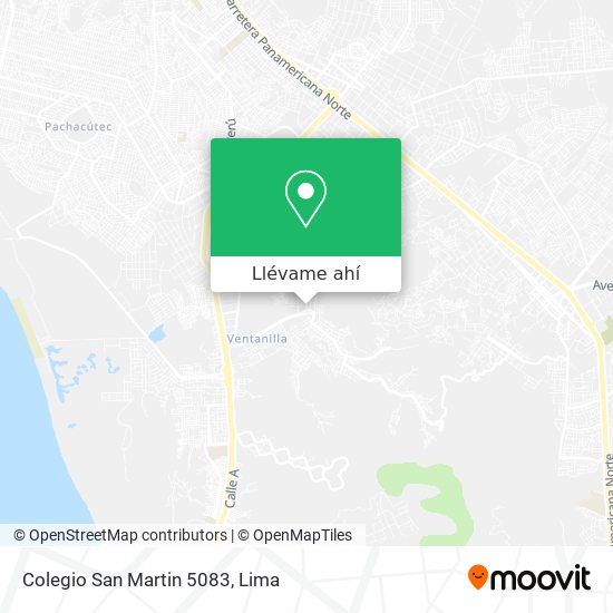 Mapa de Colegio San Martin 5083