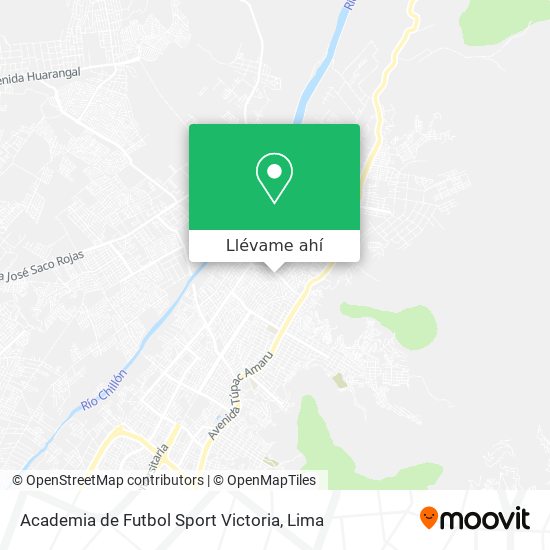 Mapa de Academia de Futbol Sport Victoria