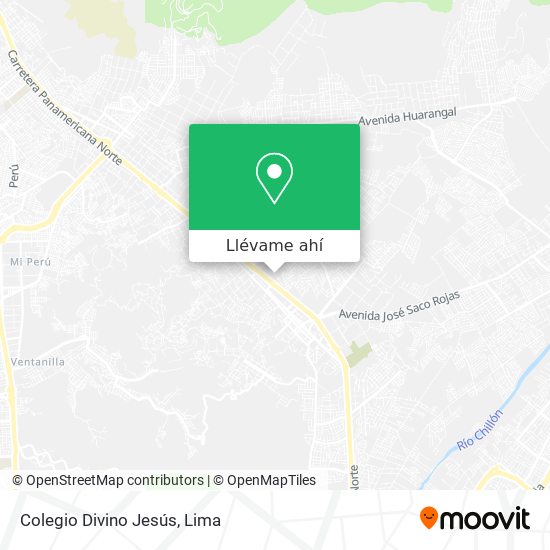 Mapa de Colegio Divino Jesús