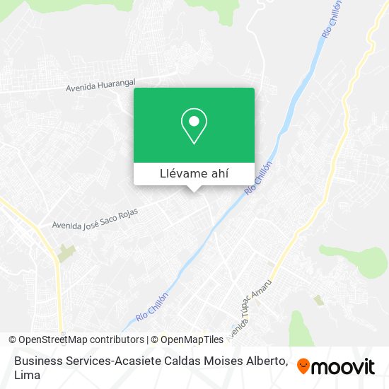 Mapa de Business Services-Acasiete Caldas Moises Alberto