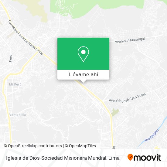 Mapa de Iglesia de Dios-Sociedad Misionera Mundial