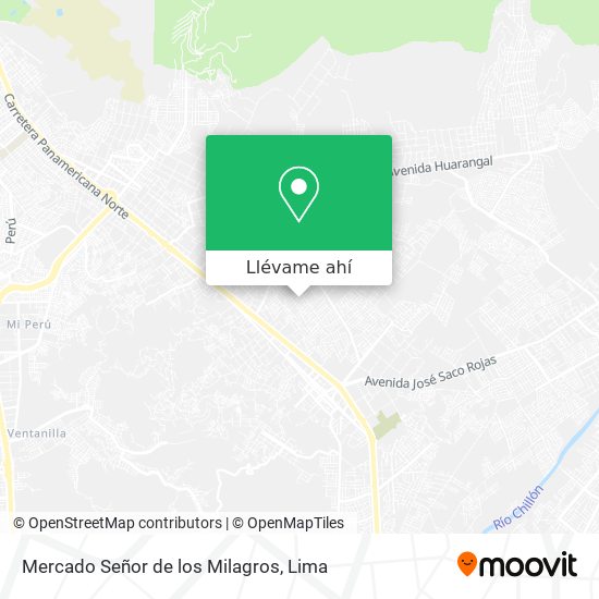 Mapa de Mercado Señor de los Milagros