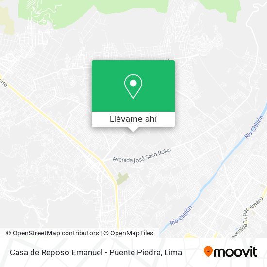 Mapa de Casa de Reposo Emanuel - Puente Piedra