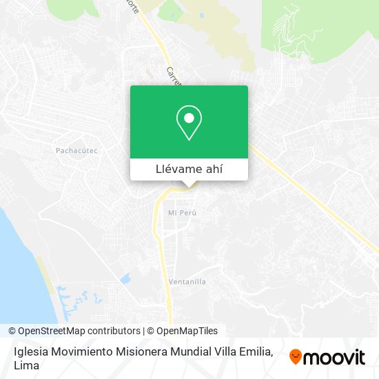 Mapa de Iglesia Movimiento Misionera Mundial Villa Emilia