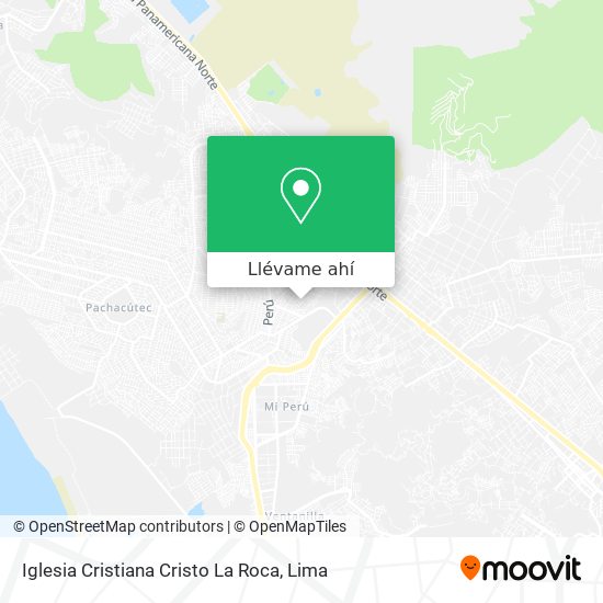 Mapa de Iglesia Cristiana Cristo La Roca