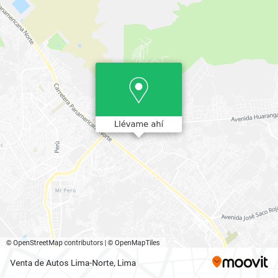 Mapa de Venta de Autos Lima-Norte
