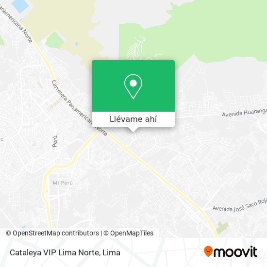 Mapa de Cataleya VIP Lima Norte