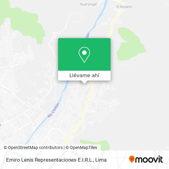 Mapa de Emiro Lenis Representaciones E.I.R.L.