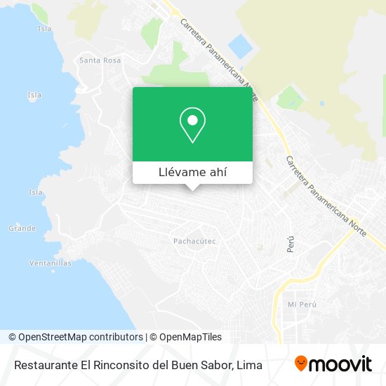 Mapa de Restaurante El Rinconsito del Buen Sabor