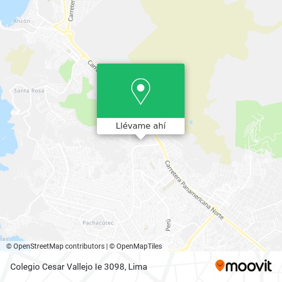 Mapa de Colegio Cesar Vallejo Ie 3098