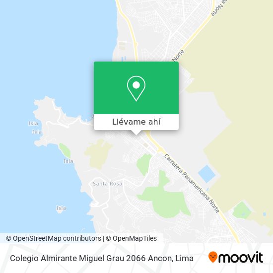 Mapa de Colegio Almirante Miguel Grau 2066 Ancon