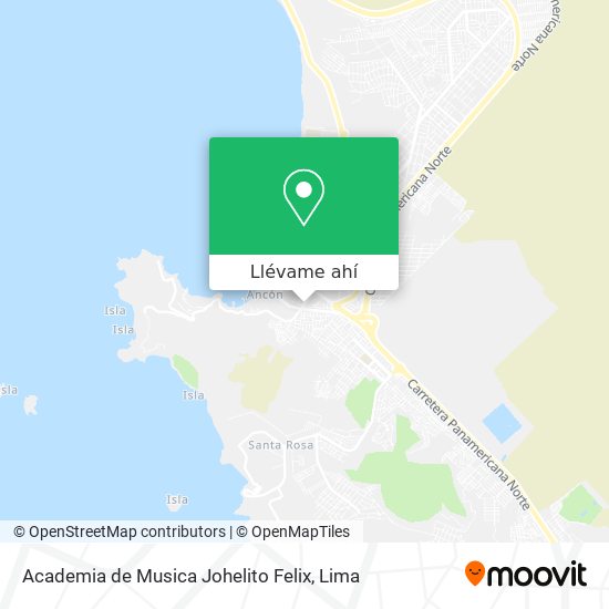 Mapa de Academia de Musica Johelito Felix