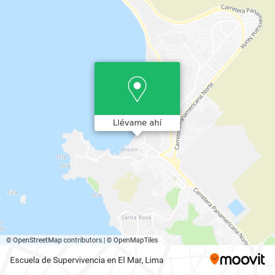 Mapa de Escuela de Supervivencia en El Mar