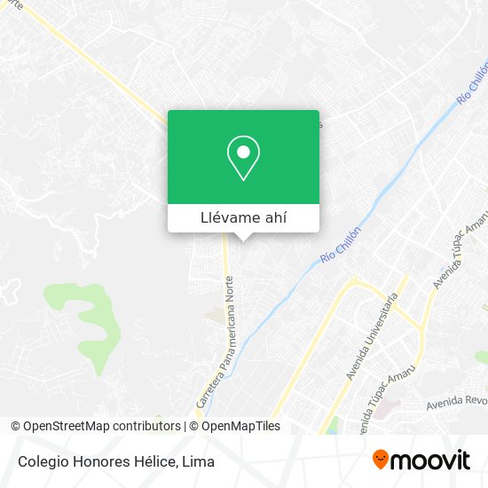 Mapa de Colegio Honores Hélice