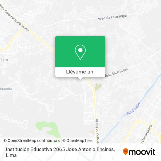Mapa de Institución Educativa 2065 Jose Antonio Encinas
