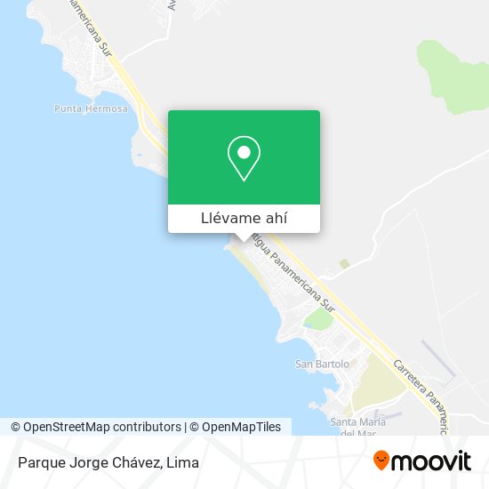 Mapa de Parque Jorge Chávez