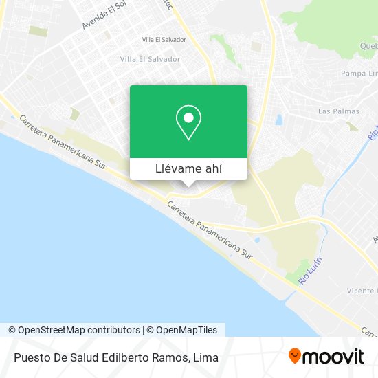 Mapa de Puesto De Salud Edilberto Ramos