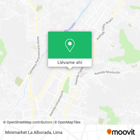 Mapa de Minimarket La Alborada