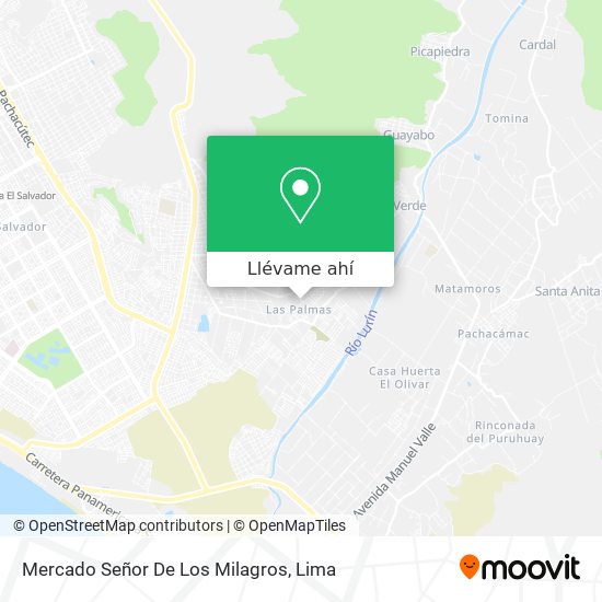 Mapa de Mercado Señor De Los Milagros