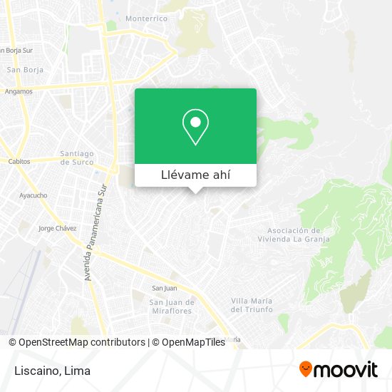 Mapa de Liscaino
