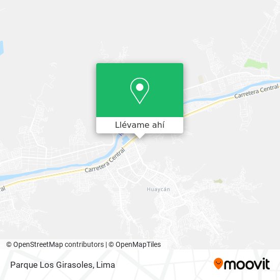 Mapa de Parque Los Girasoles