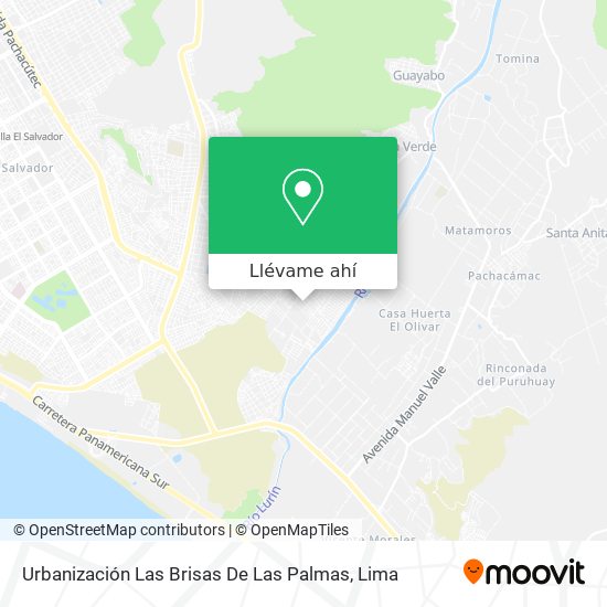 Mapa de Urbanización Las Brisas De Las Palmas